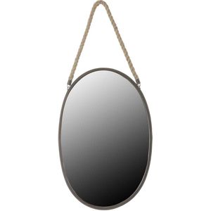 Mica Decorations spiegel zwart maat in cm: 38 x 57,5 - Zwart