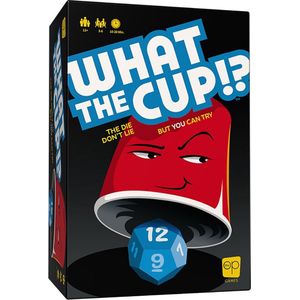 USAopoly - What the Cup!?™ - Party Spel - Sociaal Bluf Dobbelsteen Spel - Voor 3 tot 6 Spelers - Vanaf 12 Jaar - Engelstalige Spelregels