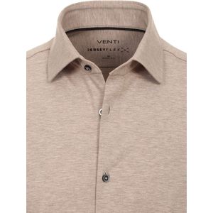 Beige Venti Jerseyflex Overhemd Body Fit 123955800-600 - XXL