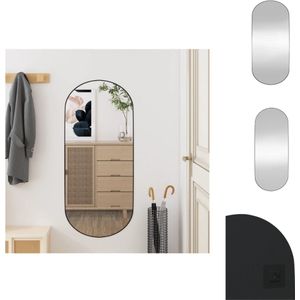 vidaXL Wandspiegel Klassiek - 35 x 80 cm - Haken voor wandmontage - Duidelijke weerspiegeling - Veelzijdig gebruik - Spiegel