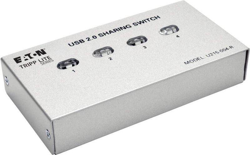 Tripp Lite U215-004-R interface hub USB 2.0 480 Mbit/s Zilver