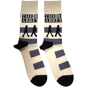 The Beatles - Abbey Road Crossing Enkelsokken - Creme