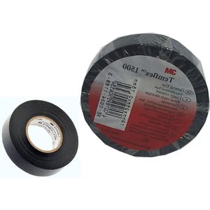 Temflex isolatietape zwart - 19 mm x 25 m - hoge kwaliteit