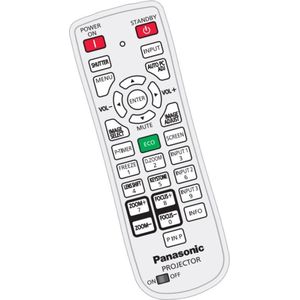 Afstandsbediening geschikt voor de PANASONIC PT-EX600U beamer, vervangt 6451055569 / N2QAYA000041