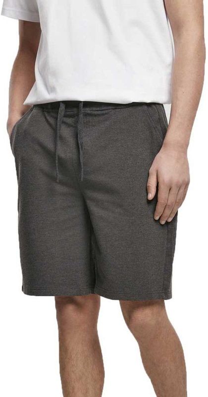 Build your Brand Terry Shorts BY080 - Charcoal (Heather) - L
