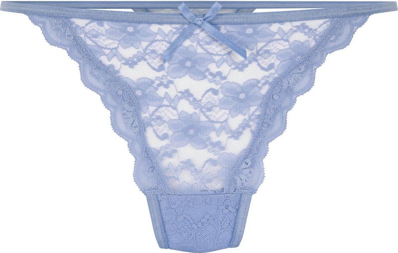 Hunkemöller - Dames Lingerie String Mini - Blauw