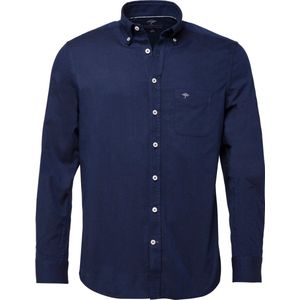 Fynch-Hatton Lange mouw Overhemd - 10005500 Marine (Maat: XXL)