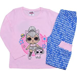 LOL Surprise - Pyjama - Maat 98 - L.O.L. Surprise! - Kinderpyjama - Blauw met Roze