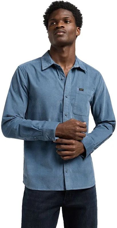 Lee Leesure Overhemd Met Lange Mouwen Blauw L Man