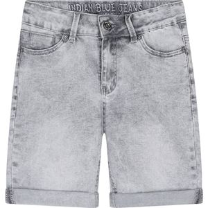 Indian Blue jongens korte jeans Andy Light Grey Denim