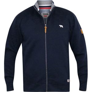 Duke 555 Nashua Fleecevest Blauw Maat 5XL Big Men Size