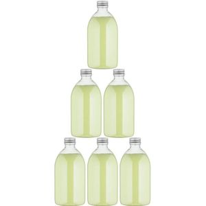 Scrubzout Fresh Ginger - 650 gram - Fles met aluminium dop - set van 6 stuks - Hydraterende Lichaamsscrub
