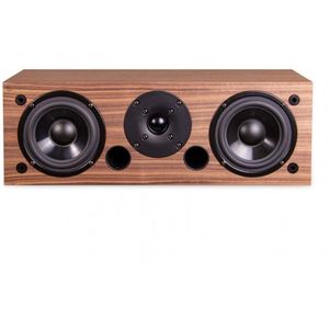 Center Speaker – Home Cinema Speaker – Middentoner – Surround Speaker – Audio Speaker – Dual-Way Driver Systeem – Notenhouten Afwerking