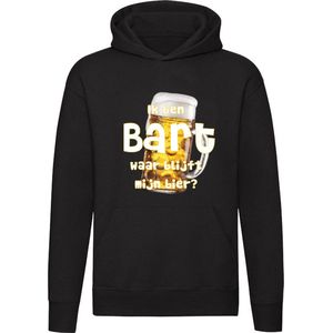 Ik ben Bart, waar blijft mijn bier Hoodie - cafe - kroeg - feest - festival - zuipen - drank - alcohol - naam - trui - sweater - capuchon