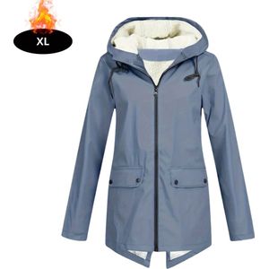 Nivard Windjas Dames - Parka - Lente & Herfst - Jas - Volwassen - Windjack - Windbreaker - Outdoor - Hemelsblauw - S