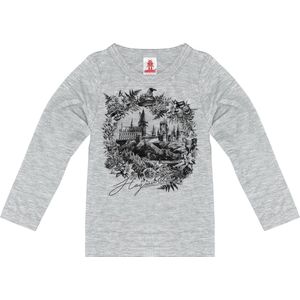 Logoshirt Langarmshirt Harry Potter - Hogwarts Schloss