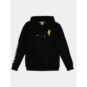 Pokémon - Pikachu - Vest met Capuchon - Zwart - Heren