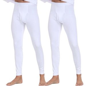 Set van 2 thermische onderbroeken voor heren - Lange winter, warm, fleece
