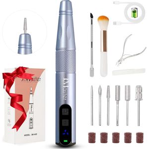 Draadloze Nagelfrees voor Gelnagels en Acrylnagels - 11 in 1 Elektrische Nagelvijl voor Thuis en Nagelstudio