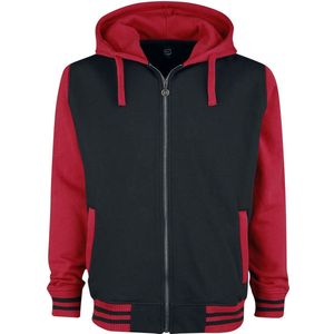 R.E.D. Rock-Engineered Design Zwart-rood jack met capuchon - Heren - M