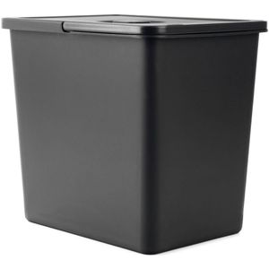 KADAX - Afvalemmer - Zwart - 23 Liter - Afvalsorteerder van Kunststof