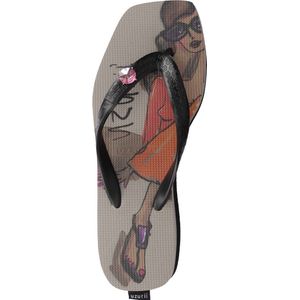 Uzurii Beach Cocktail Girl Mid Heel - Taupe