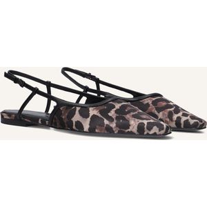 Kennel & Schmenger - 12100 - Slingbacks - Panterprint - Leer/Textiel