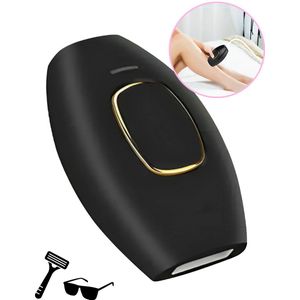 GoGoldPro® - IPL - Ontharingsapparaat - Lichtontharing - IPL ontharing - Zwart, Wit & Roze - 999.999 Flitsen + Gratis Zonnebril & Scheermes