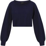 DreiMaster - Klassik - Trui - Navy - Lange Mouw - Boothals