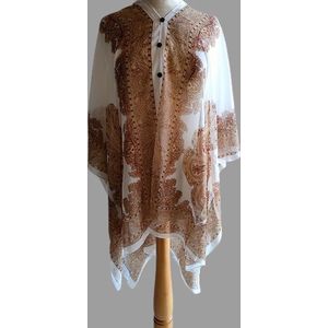 Top overtop jurk blouse strandkleding dames topje jurkje
