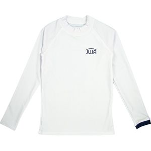 JUJA - UV-Zwemshirt met lange mouwen voor kinderen - UPF50+ - Solid - Wit - maat 146-152cm