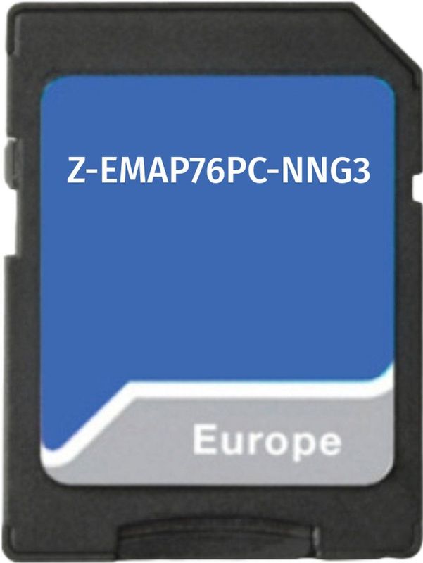 Zenec Z-EMAP76PC-NNG3 - Navigatie - SD kaart - 3 jaar gratis updates - Europa navigigatie - Personenauto software