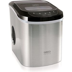 Ijsblokjes Machine - Ijsblokjesmaker, produceert ca. 500 g ijsblokjes/h, ijsblokjesbereiding in 6-13 minuten, watertankvolume 2,2 l, automatische uitschakeling, waterniveau-indicator
