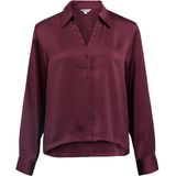 Object Blouse Objchilli Re Shirt E Wi25 23048587 Mauve Wine Dames Maat - W36