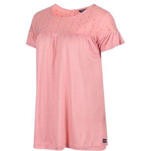 Regatta Abitha T-Shirt Viscose En Coolweave-Katoen Voor Dames Roze