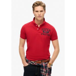 Superdry Vintage Superstate Korte Mouw Poloshirt Rood L Man