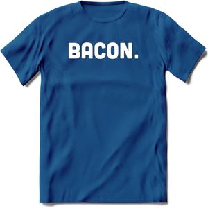 Bacon - Snack T-Shirt | Grappig Verjaardag Kleding Cadeau | Eten En Snoep Shirt | Dames - Heren - Unisex Tshirt | - Royal Blue - M