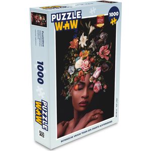 Puzzel Vrouw - Make up - Boeket - Legpuzzel - Puzzel 1000 stukjes volwassenen