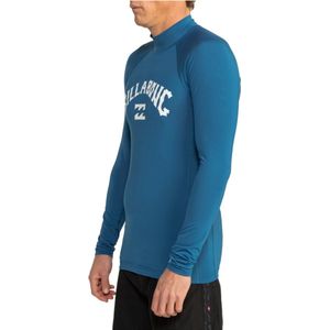 Billabong Heren Logo Surf Long Sleeve Lycra Vest - Dar