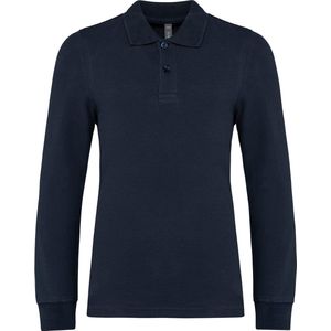 Kariban Kinderpolo lange mouwen K269 - Navy - 10/12 Y (10/12 ans)