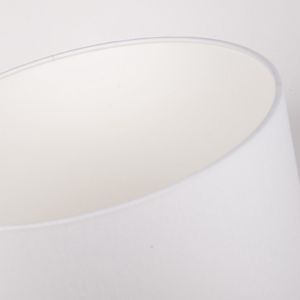 Uniqq Lampenkap stoffen wit Ø 25 cm – 25 cm hoog