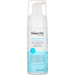 The Honey Pot Company- Sensitive Foaming Wash 163 ml Vegan - Intieme Wasgel Voor dagelijkse Vaginale Verzorging