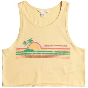 Billabong Lover Boy Top Zonder Mouwen Geel M Vrouw