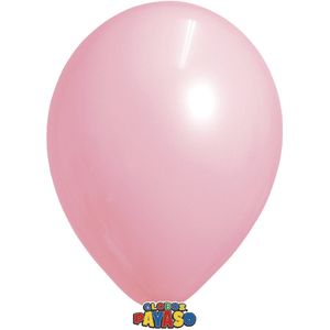 Zakje Met 15 Babyroze Ballonnen 30cm Doorsnee Biologisch Afbreekbaar