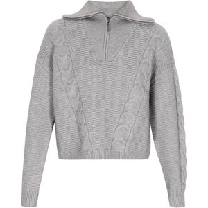 DreiMaster - Vintage - Trui - Grijs - Schipperskraag