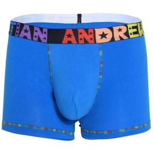 Andrew Christian Almost Naked Pride Cotton Boxer Blauw - MAAT XL - Heren Ondergoed - Boxershort voor Man - Mannen Boxershort