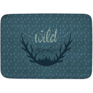 Achoka Speelkleed Wild Decomat 100 X 150 Cm Blauw