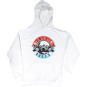 Guns N' Roses - Motorcross Logo Hoodie/trui - S - Wit