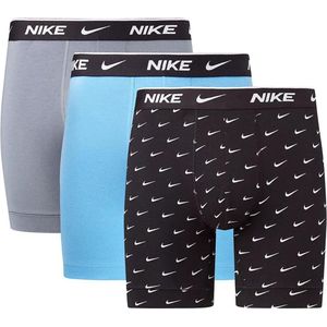 Nike Nike Brief Boxershorts Onderbroek - Mannen - zwart - blauw - grijs