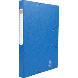 Exacompta Elastobox Cartobox rug van 25 cm blauw 5/10e kwaliteit